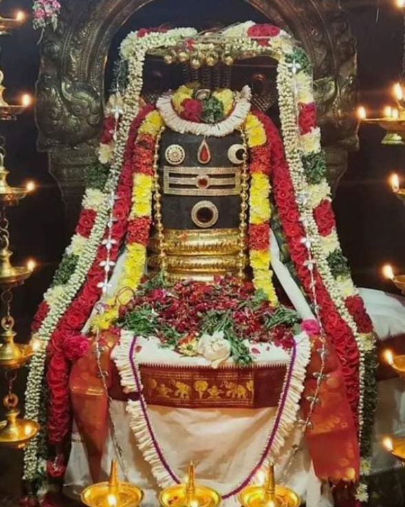 Lord Shiva Pancha mukha Shivalingam, Main Temple Moola Vigraha